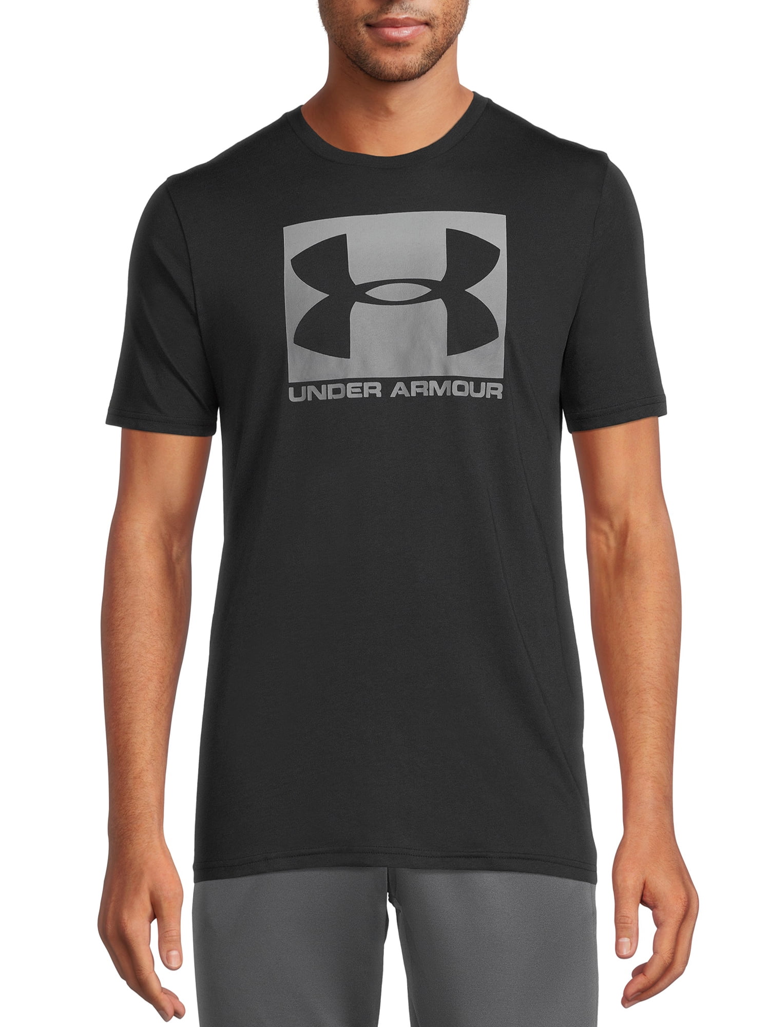 UA Boxed Logo Sportstyle T-Shirt for Men, Short Uganda Ubuy