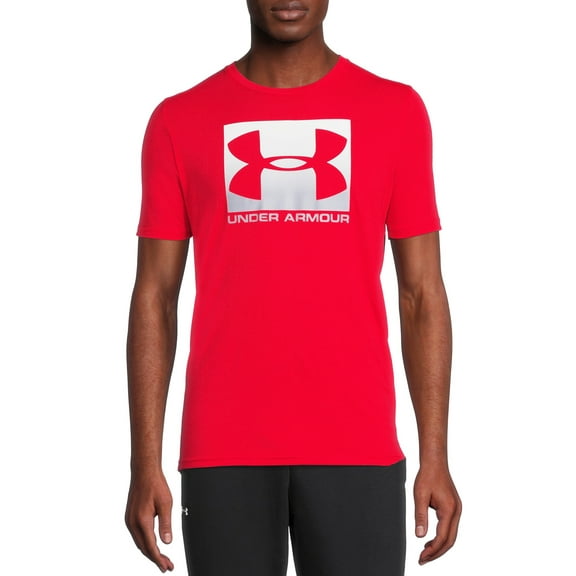 Under Armour Men's and Big Men's UA Boxed Logo Sportstyle T-Shirt with Short Sleeves, Sizes up to 2XL