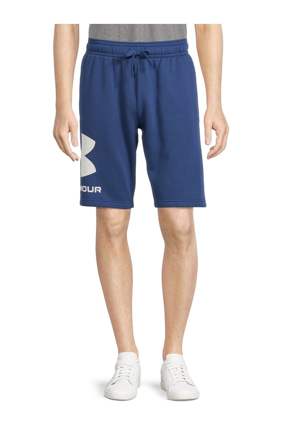 Men's and Big Men's UA Rival Fleece Big Logo 10" Shorts, Sizes up to 2XL