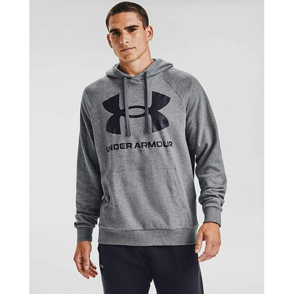 Under Armour Men's and Big Men's UA Rival Fleece Big Logo Hoodie, Sizes up to 2XL