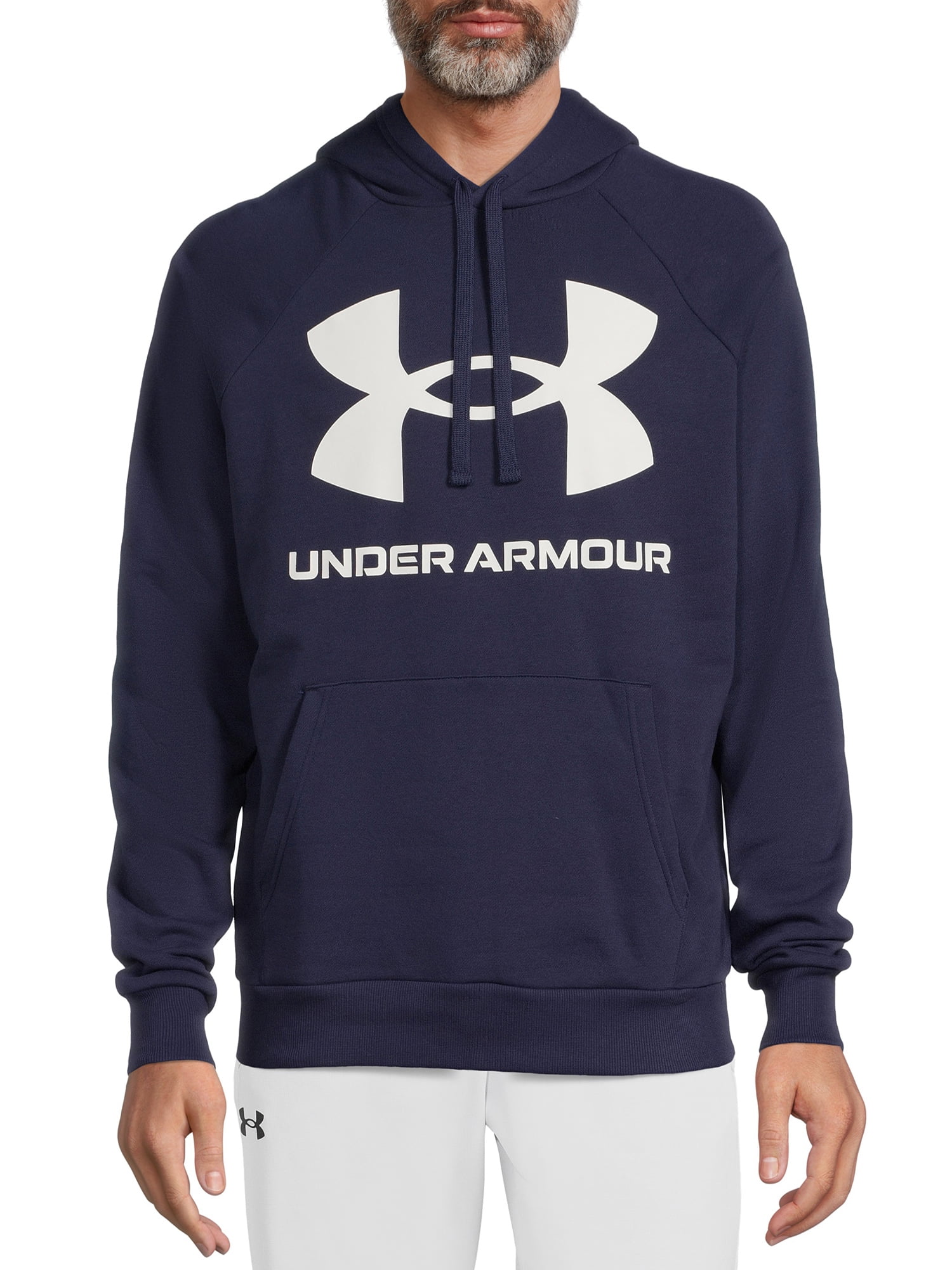 Under Armour Men's and Big Men's UA Rival Fleece Big Logo Hoodie, Sizes ...