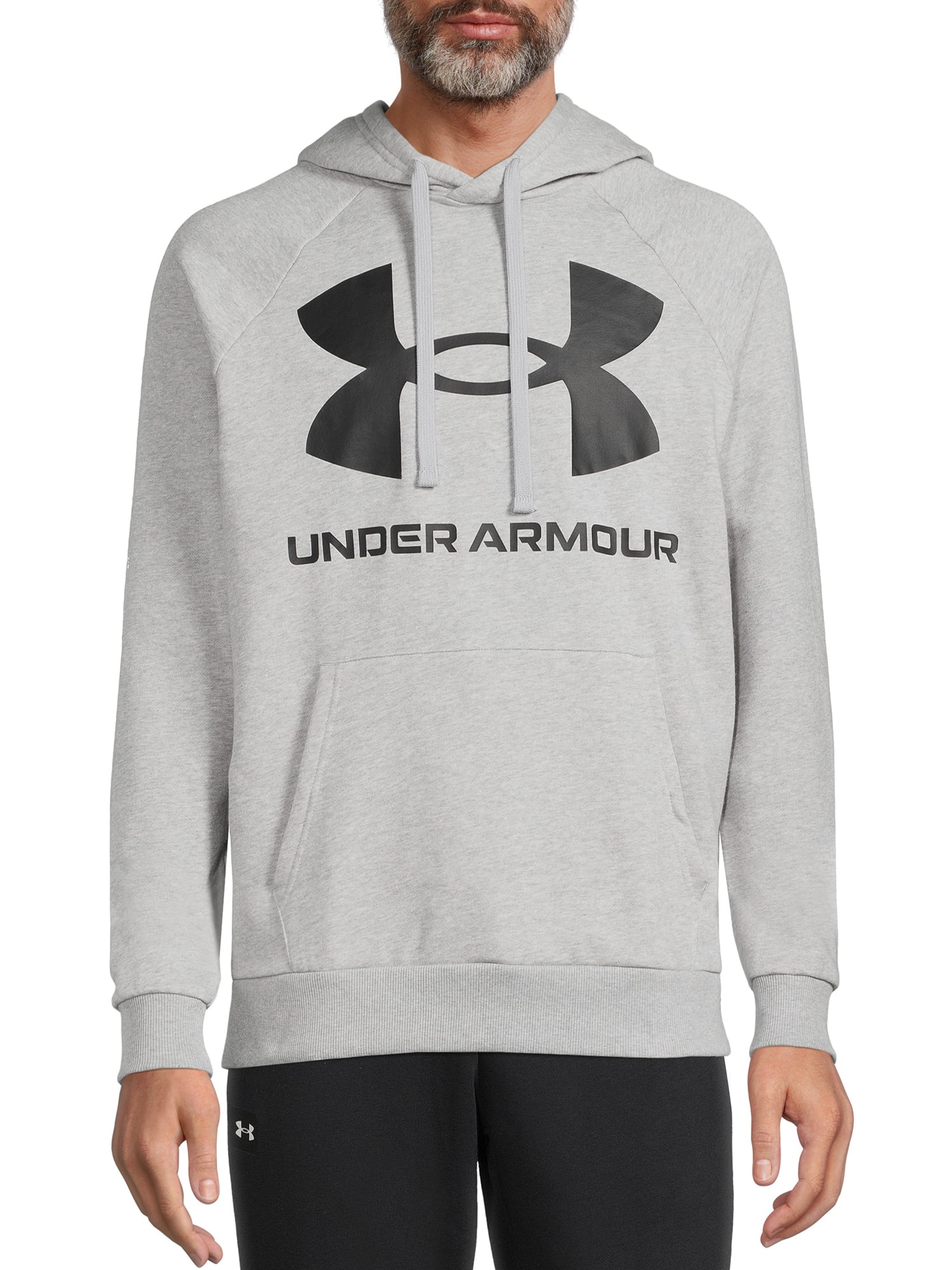 Under Armour Men's and Big Men's UA Rival Fleece Big Logo Hoodie, Sizes ...