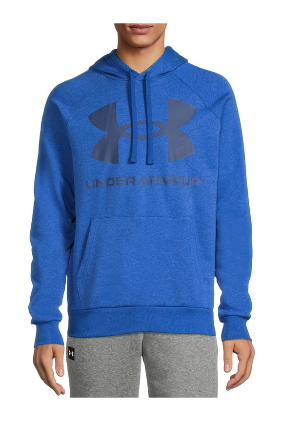 Men's and Big Men's UA Rival Fleece Big Logo Hoodie, Sizes up to 2XL
