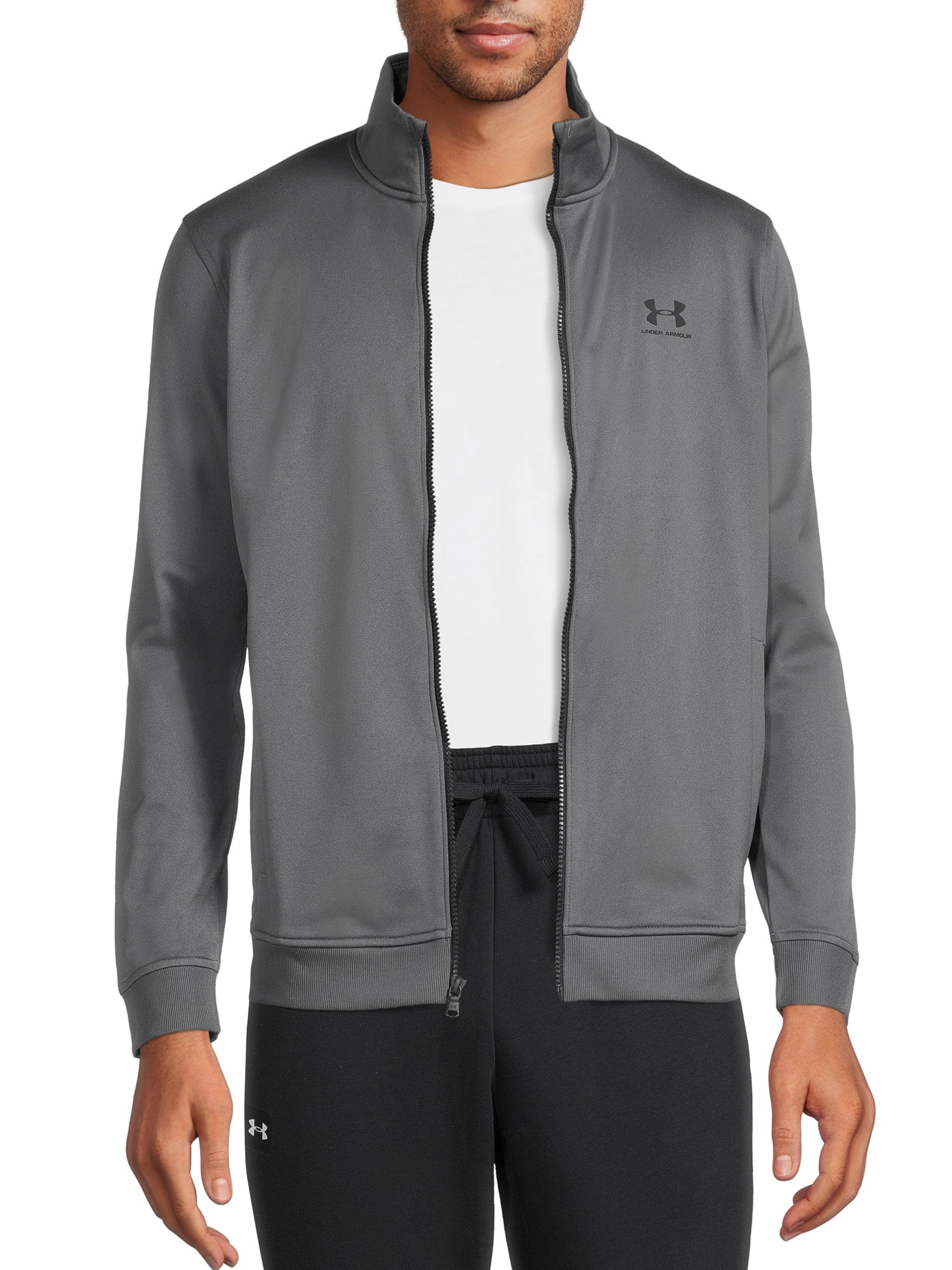 Under Armour Men's and Big Men's UA Sportstyle Tricot Track Jacket, up to  size 2XL