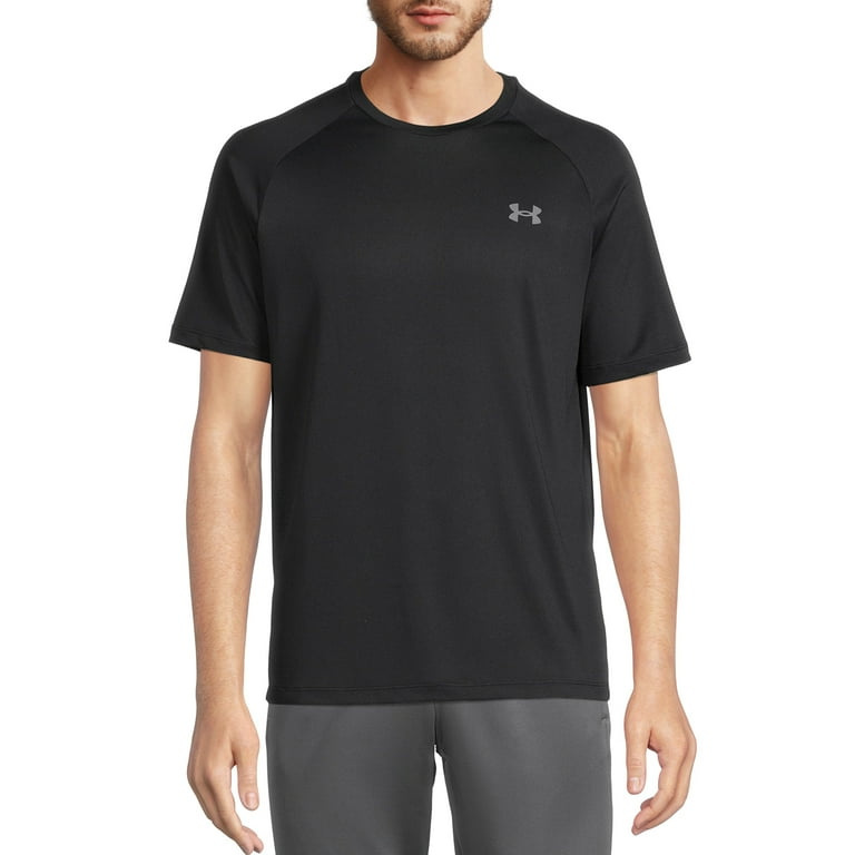 Under Armour Tech 2.0 Short-Sleeve Shirt - Men's Carbon Heather/Black, Xs