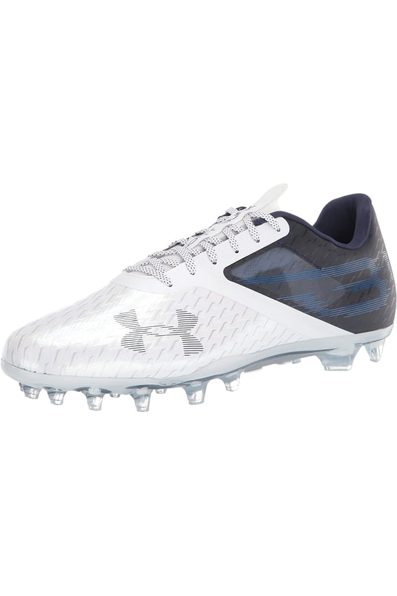 Men's UA Blur Lux MC Football Cleats Midnight Navy/White/Midnight Navy - 3023190-401