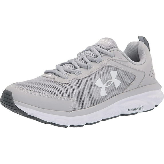 Under Armour Men's UA Charged Assert 9 Running Shoes Mod Gray/White/White - 3024590-101