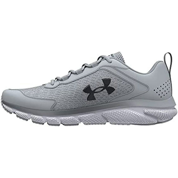 Under Armour Men's UA Charged Assert 9 Wide (4E) Running Shoe Mod Gray/White/White - 3024857-101