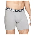 thumbnail image 1 of Under Armour Mens Charged Cotton Quick Dry Boxer Briefs Gray XL, 1 of 2