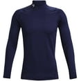 thumbnail image 1 of Under Armour Mens ColdGear Fitted Mock 3X-Large Midnight Navy 410/White, 1 of 2