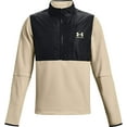 thumbnail image 1 of Under Armour Mens ColdGear Infrared  Zip T-Shirt Khaki Base 289/Khaki Base Medium, 1 of 2