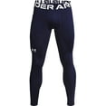 thumbnail image 1 of Under Armour Mens ColdGear Leggings Midnight Navy 410/White Medium, 1 of 3