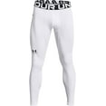 thumbnail image 1 of Under Armour Mens ColdGear Leggings White 100/Black Medium, 1 of 2