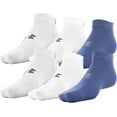 thumbnail image 1 of Under Armour Mens Essential Lite Low Cut Socks, 6-Pairs Royal/White Large, 1 of 5