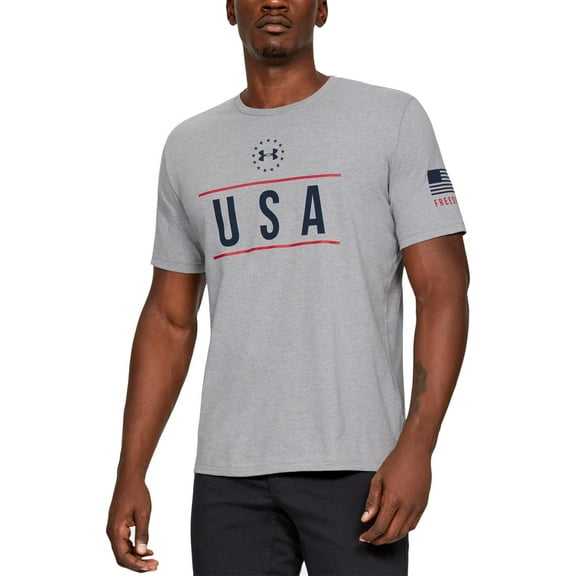Under Armour Mens Freedom Logo Graphic T-Shirt
