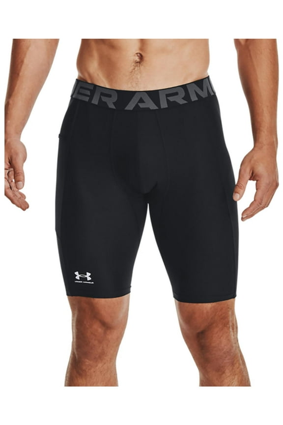 Men's Moisture Wicking Compression Shorts Black Size Large