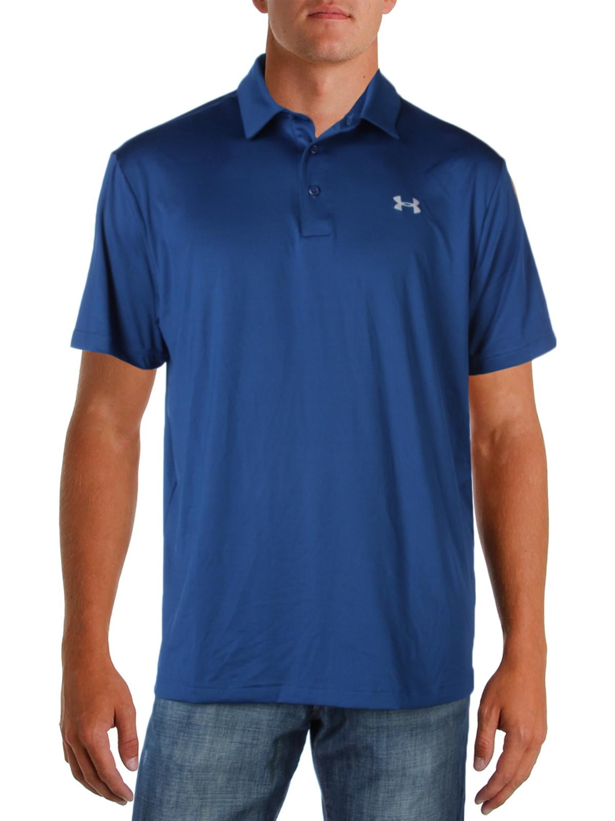 Under Armour Mens Heat Gear Loose Fit Jersey Polo