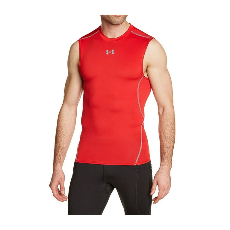 Under Armour Men's UA HeatGear Compression Shirt, Sleeveless, Tank
