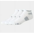 thumbnail image 1 of Under Armour Mens HeatGear No Show Socks, White, Large, 1 of 4