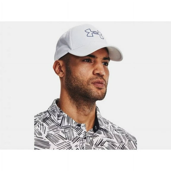 Under Armour Mens Iso-chill Driver Mesh Adj White Cap OSFM