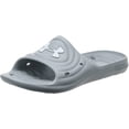 thumbnail image 1 of Under Armour Mens Locker Camo Slide Sandal 13 Mod Gray 100/Mod Gray, 1 of 13