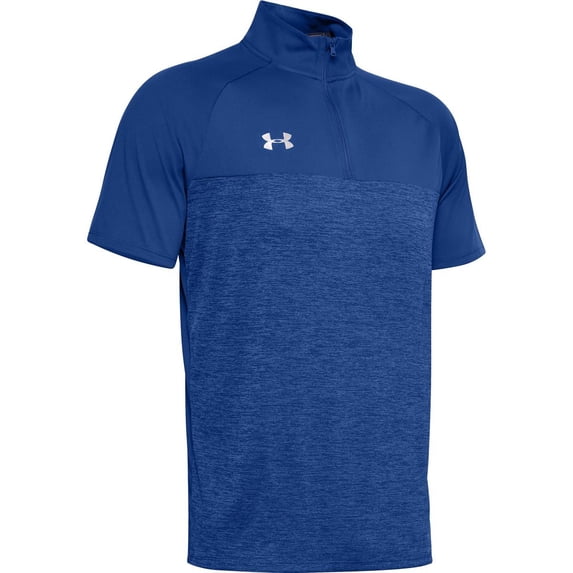 Under Armour Mens Locker SS 1/4 Zip ROYAL MD