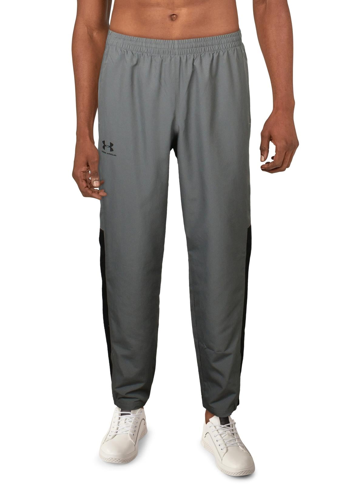 Under Armour Mens Loose Fit Windpant Track Pants Gray M