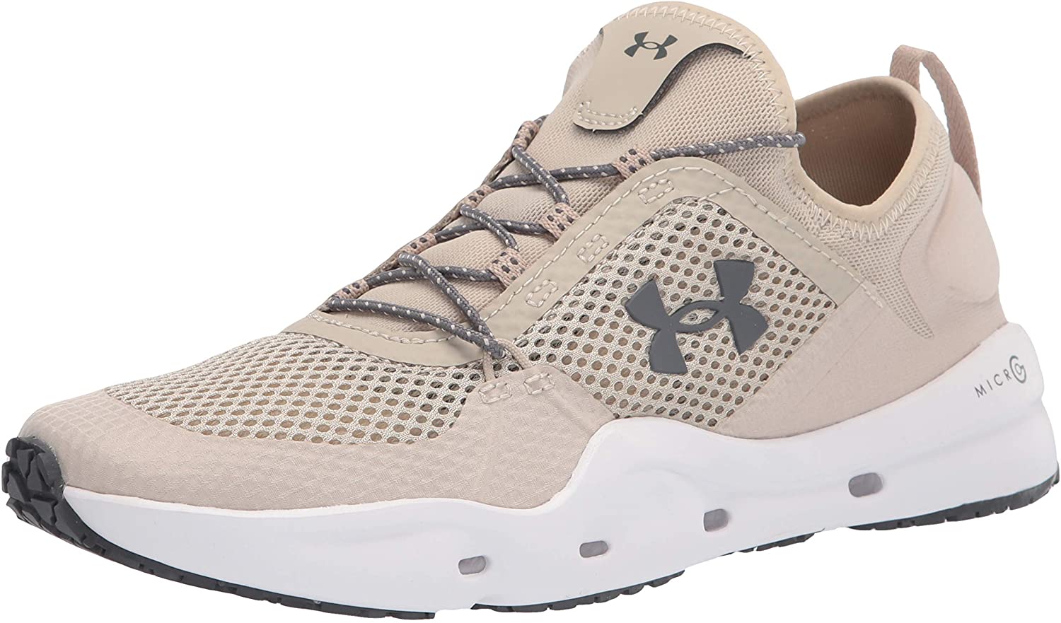Under Armour Micro G Kilchis Sneakers‎ Mens US 13 Beige Lace Up No Insoles Under Armour Mens Micro G Kilchis Slip Recover Fishing Shoe  main image 4