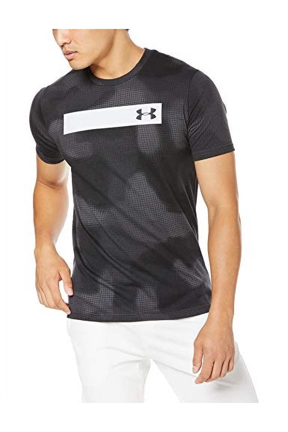 Mens Printed Bar Shirt Pitch Gray 3XL 1344233-012