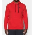 thumbnail image 1 of Under Armour Mens Rival Fitted Pull Over, Red-Black, XL, 1 of 2