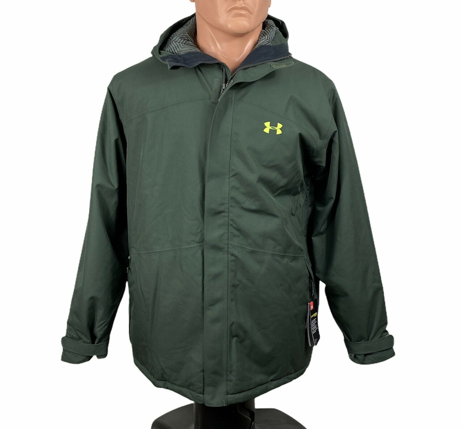 Under Armour Mens Size Jacket Coldgear Storm Insulated Winter UA Coat Green