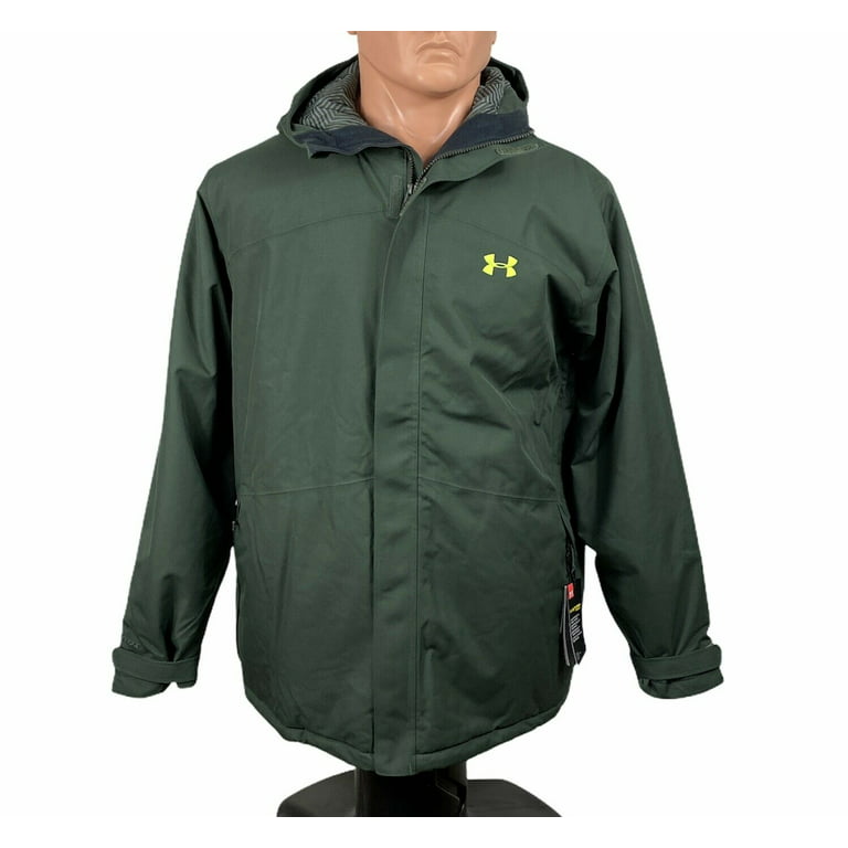 Under Armour Mens Size Jacket Coldgear Storm Insulated Winter UA Coat Green  