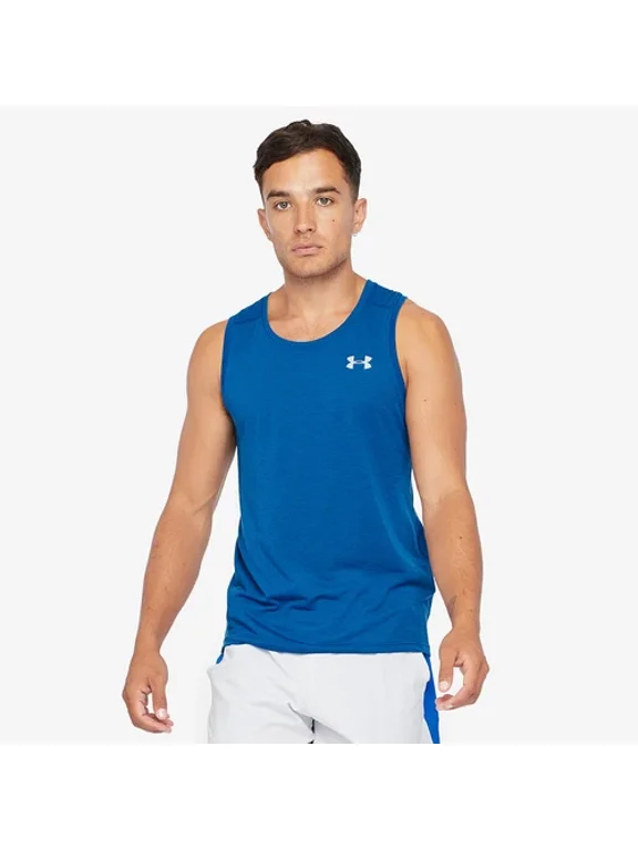 Men's Runner Streaker 2.0 Singlet Tank Top, Blue, Small