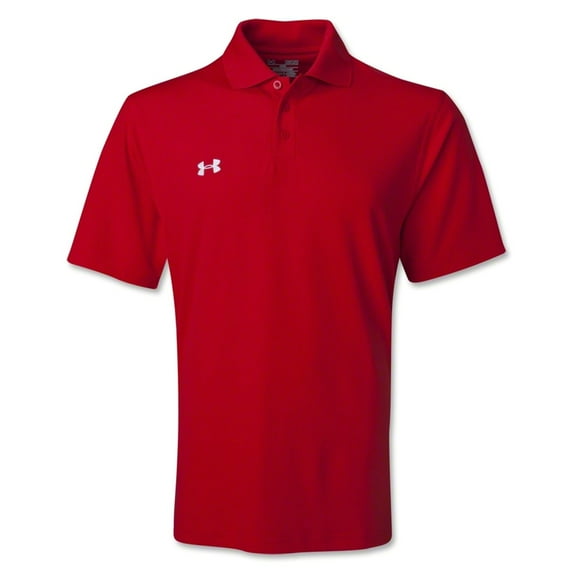 Under Armour Mens Team Performance Polo RED LG