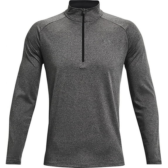 Under Armour Mens Tech 2.0 1/2 Zip-up T-Shirt Carbon Heather 090/Black 3X-Large