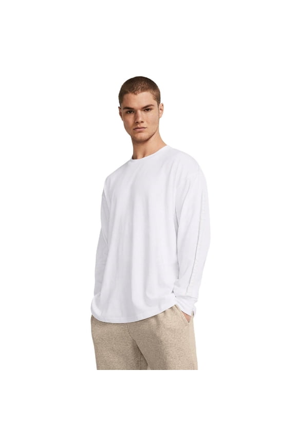 Mens Tonal Logo Heavyweight Long-Sleeved T-Shirt