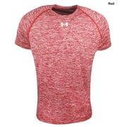 Under Armour Mens Twisted Tech Locker T-Shirt Tee UA Short Sleeve (Red, M)