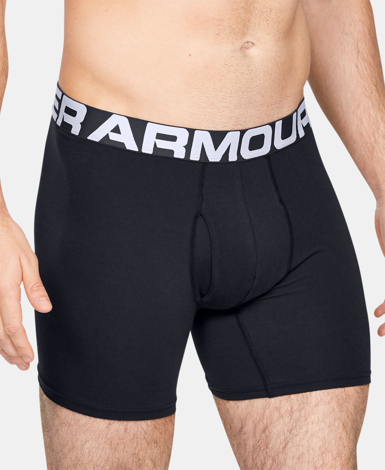 Under Armour Mens Underwear Gray Large 3 Pack Boxer Briefs