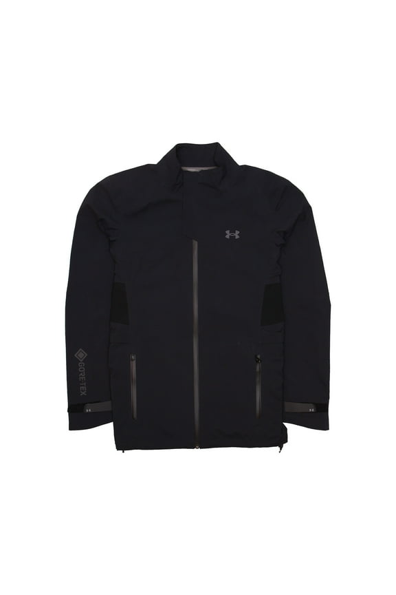 Mens Water/Wind Proof GORE-TEX PACLIGHT Rain Jacket (Small, Black)