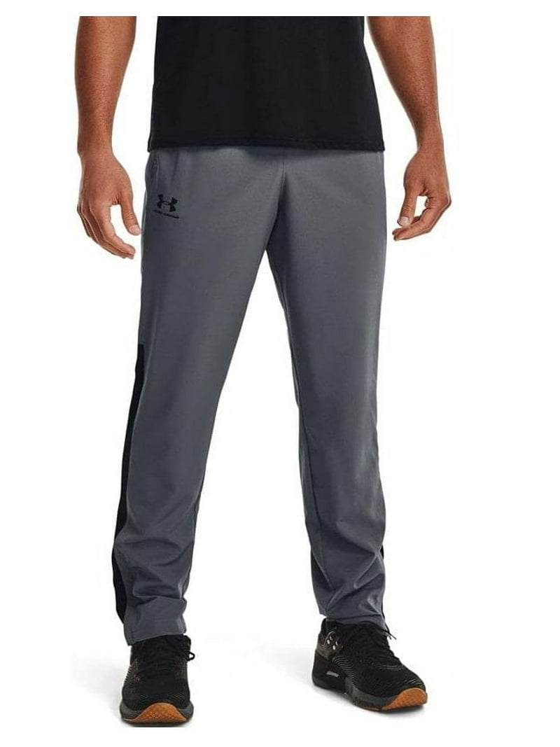 Under Armour Mens Woven Vital Workout Pants Pitch Gray 012/Black X