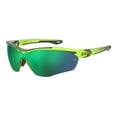 thumbnail image 1 of Under Armour Yard Pro ANSI Z87+ Green Yellow Fluo Semi-Rimless Wrap Unisex Sunglasses - UAYARDPRO-00IE-V8, 1 of 4