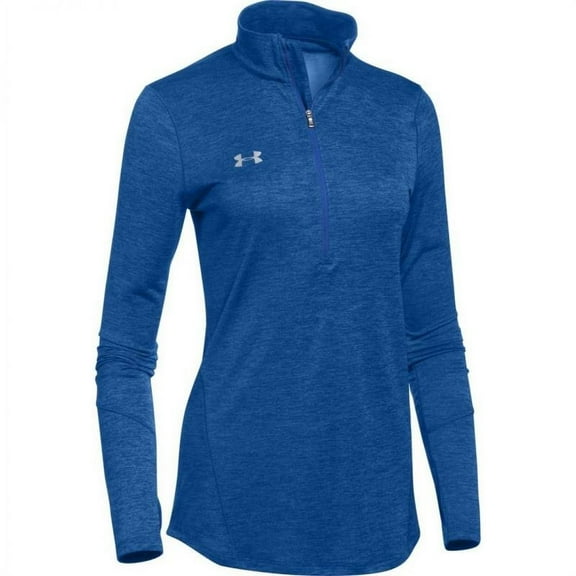 Under Armour Novelty Women's 1/2 Zip, Blue, Medium