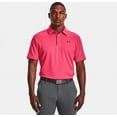 thumbnail image 1 of Under Armour Pink Shock Tech Polo - Mens Polo  - 1290140-683, 1 of 4
