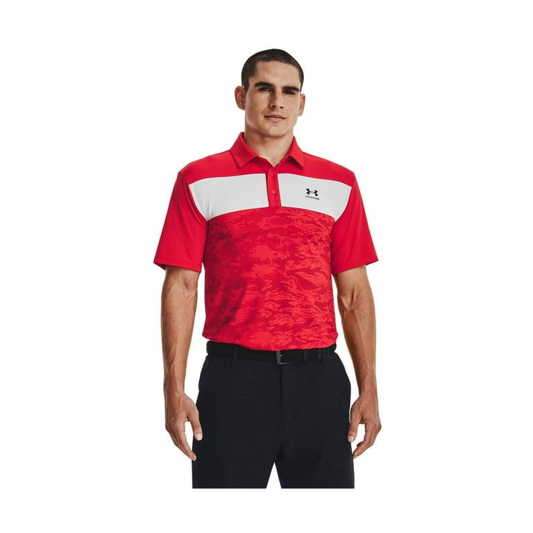 Under Armour Playoff 3.0 Freedom Polo Red Black XL Walmart