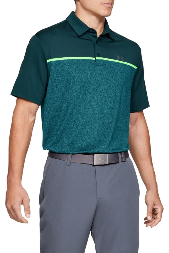 Playoff Polo 2.0 Tandem Teal/Pitch Gray - M