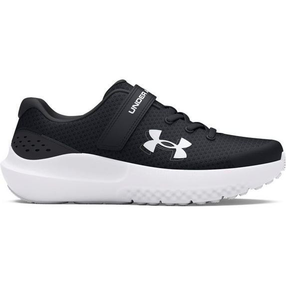 Under Armour Surge 4 AC Little Kids' Running Shoes Color: Anthracite White Size: 2.5