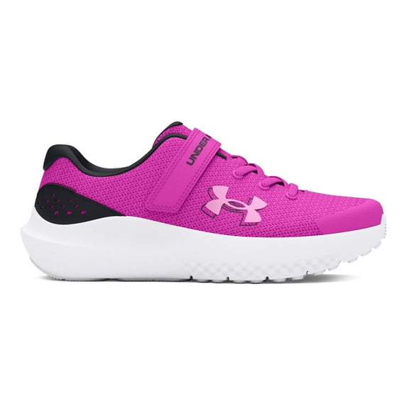 Under Armour Surge 4 AC Little Kids' Running Shoes Color: Magenta Stellar Pink Size: 3
