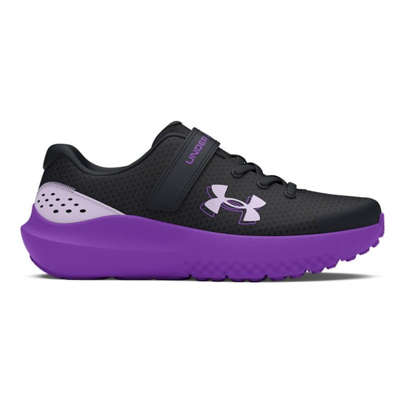 Under Armour Pre-School UA Surge 4 AC Kids' Running Shoes Color: Salt Purple Size: 11