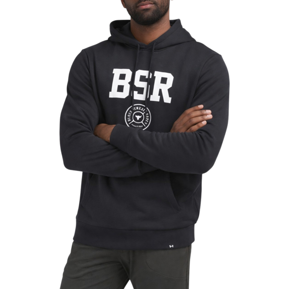 Under Armour Project Rock Rival Fleece Hoodie Mens XXL Black