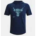 thumbnail image 1 of Under Armour Project Rock Short Sleeve Hoodie Men Size Medium, 1 of 4